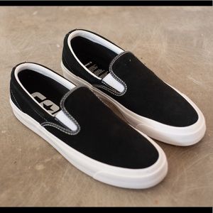 Converse One Star CC slip on black shoes sz 10.5